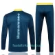 Arsenal Sweatshirts Anzüge Kinder 2022/23 Viertelreißverschluss Blau-Gelb