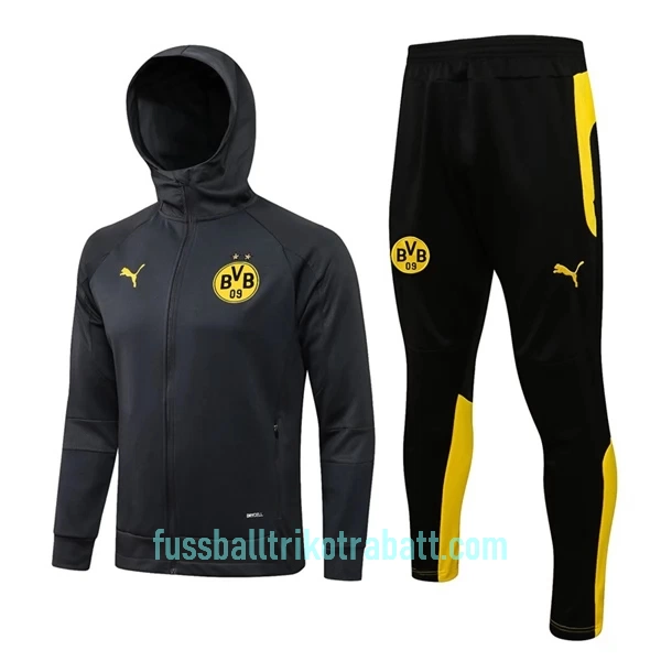 BVB Borussia Dortmund Trainingsjacke mit Kapuze 2022/23 Graue