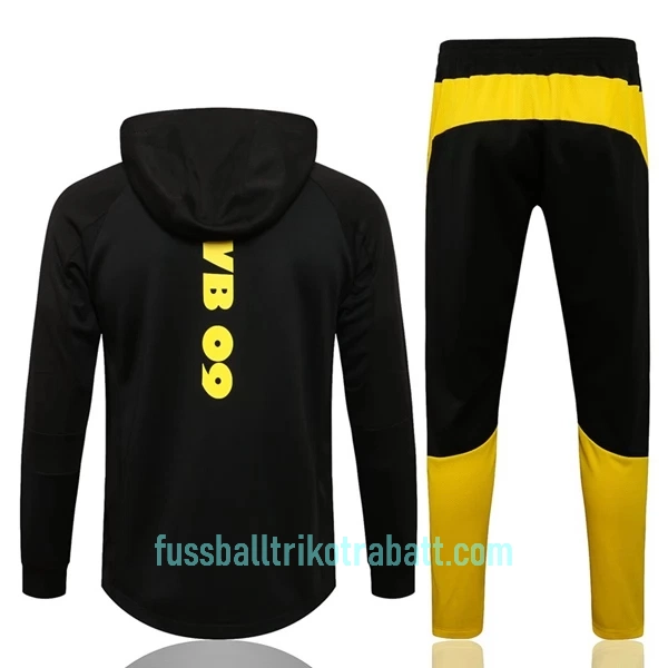 BVB Borussia Dortmund Trainingsjacke mit Kapuze 2022/23 Schwarze