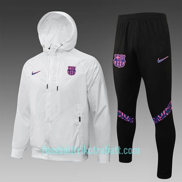 FC Barcelona Trainingsjacke Windrunner-Anzug 2022/23 Weiße