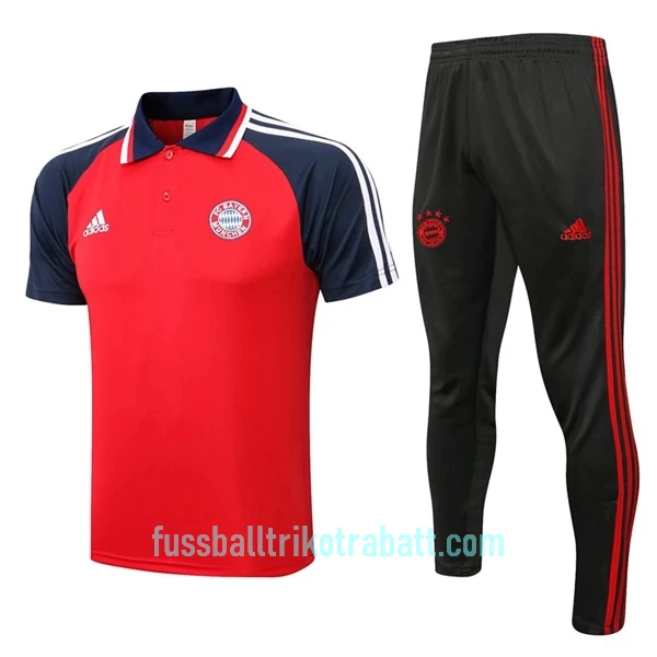 FC Bayern München Trainingspolo 2022/23 Rot-Blau