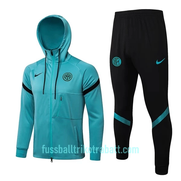 Inter Mailand Trainingsjacke mit Kapuze 2022/23 Hellblaue