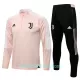 Juventus Turin Sweatshirts Anzüge Kinder 2022/23 Viertelreißverschluss Rosa