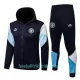 Manchester City Trainingsjacke mit Kapuze 2022/23 Blaue