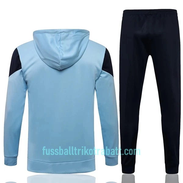 Manchester City Trainingsjacke mit Kapuze 2022/23 Hellblaue