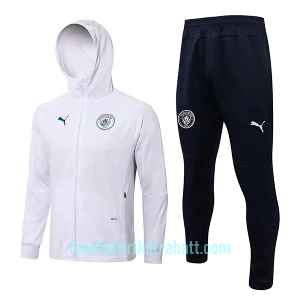 Manchester City Trainingsjacke mit Kapuze 2022/23 Weiße