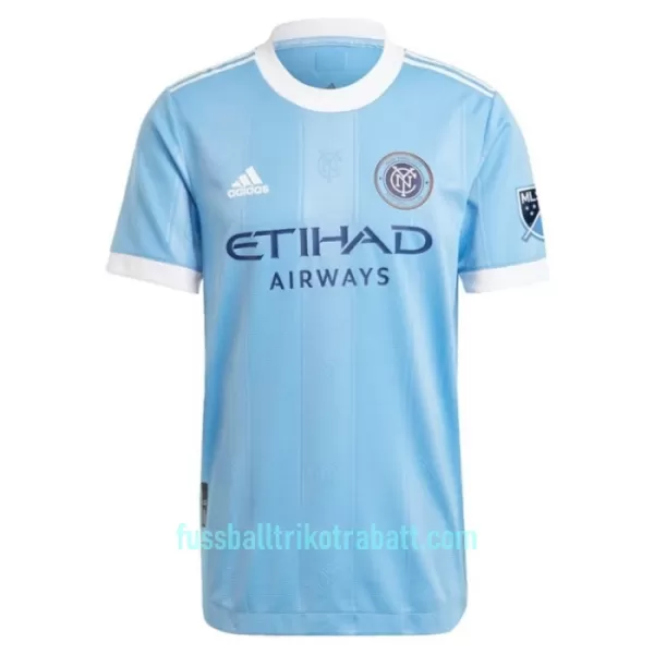 Günstige New York City FC Herrentrikot Heim 2022 Kurzarm