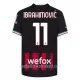 Günstige AC Mailand Ibrahimovic 11 Herrentrikot Heim 2022/23 Kurzarm