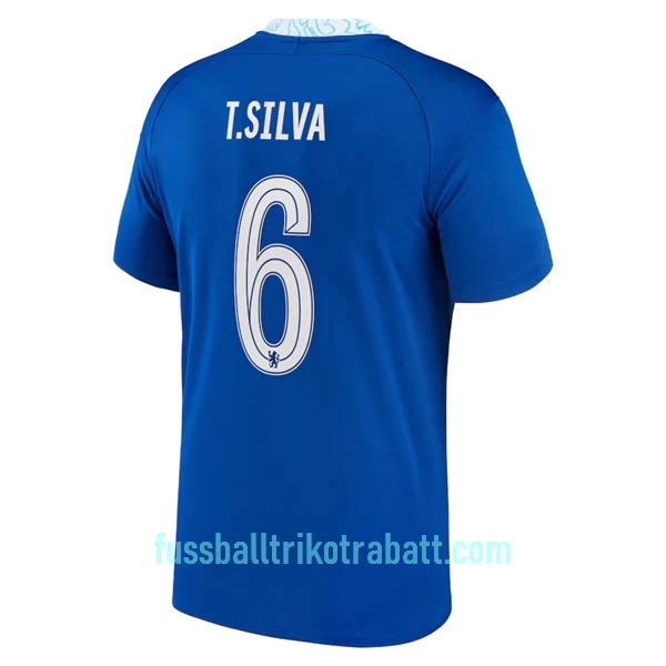 Günstige Chelsea T. Silva 6 Herrentrikot Heim 2022/23 Kurzarm