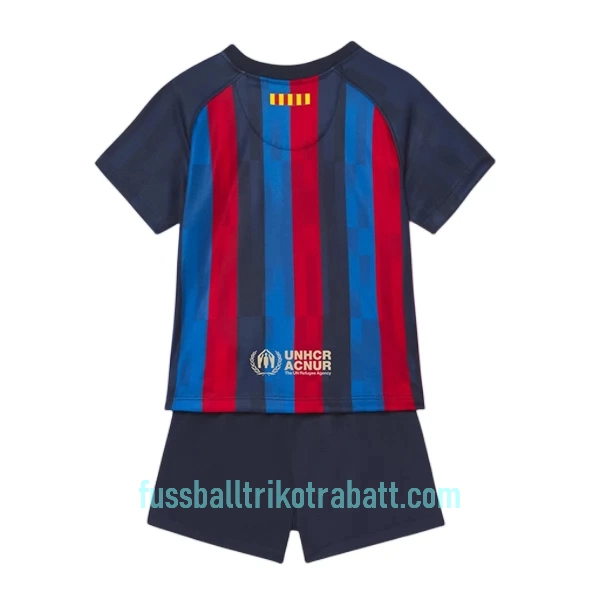 Günstige FC Barcelona Kindertrikot Heim 2022/23 Kurzarm