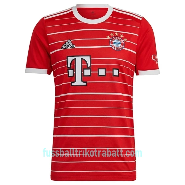 Günstige FC Bayern München De Ligt 4 Herrentrikot Heim 2022/23 Kurzarm