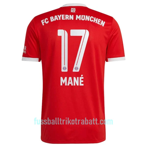 Günstige FC Bayern München Mane 17 Herrentrikot Heim 2022/23 Kurzarm