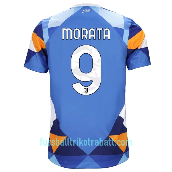 Günstige Juventus Turin Morata 9 Herrentrikot Vierte 2022/23 Kurzarm