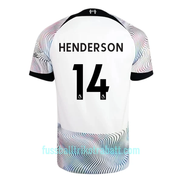 Günstige Liverpool Henderson 14 Herrentrikot Auswärts 2022/23 Kurzarm
