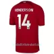 Günstige Liverpool Henderson 14 Herrentrikot Heim 2022/23 Kurzarm