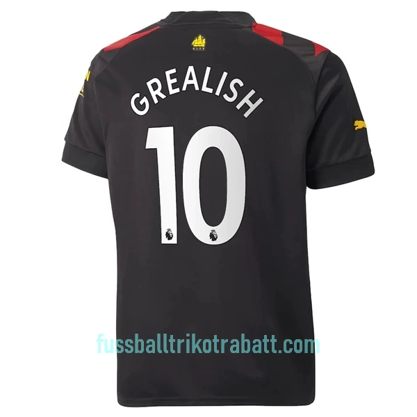 Günstige Manchester City Grealish 10 Herrentrikot Auswärts 2022/23 Kurzarm