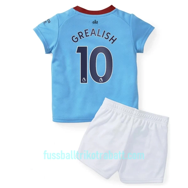 Günstige Manchester City Grealish 10 Kindertrikot Heim 2022/23 Kurzarm