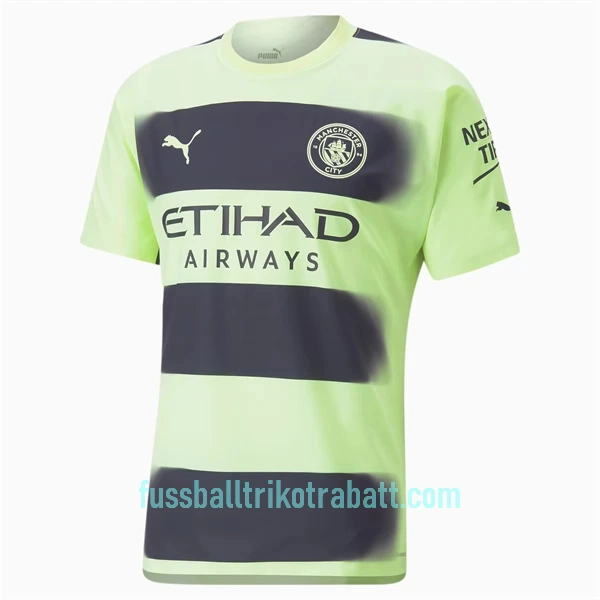 Günstige Manchester City Herrentrikot Ausweich 2022/23 Kurzarm