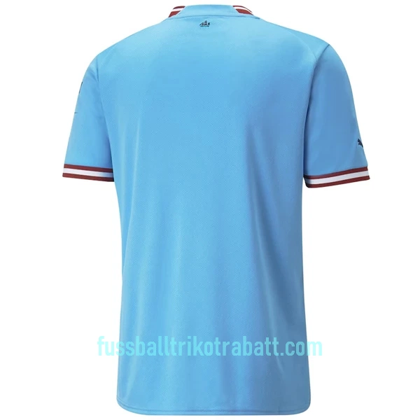 Günstige Manchester City Herrentrikot Heim 2022/23 Kurzarm