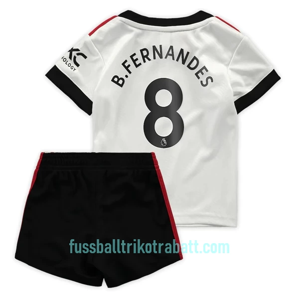 Günstige Manchester United Bruno Fernandes 8 Kindertrikot Auswärts 2022/23 Kurzarm