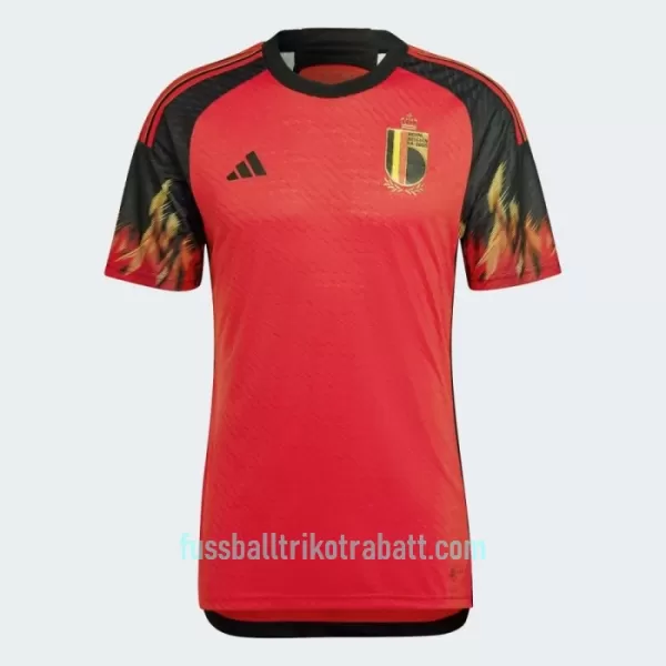 Günstige Belgien Herrentrikot Heim WM 2022 Kurzarm