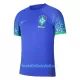 Günstige Brasilien Herrentrikot Auswärts WM 2022 Kurzarm