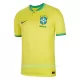 Günstige Brasilien Herrentrikot Heim WM 2022 Kurzarm