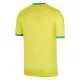 Günstige Brasilien Herrentrikot Heim WM 2022 Kurzarm