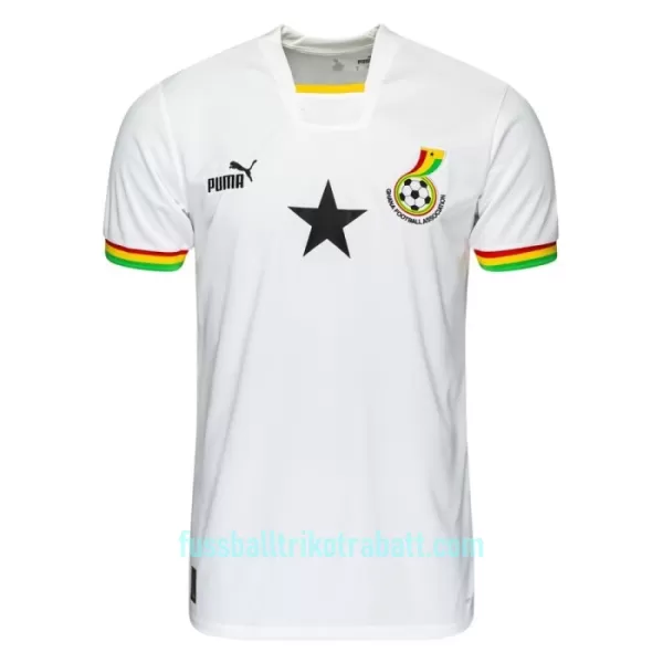 Günstige Ghana Herrentrikot Heim WM 2022 Kurzarm