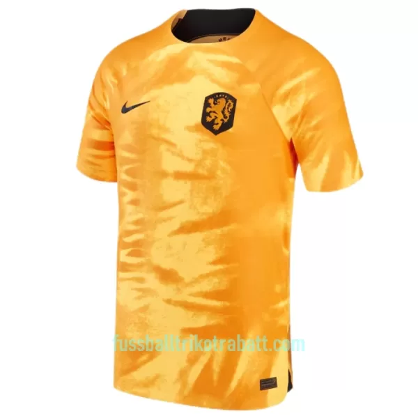 Günstige Niederlande Herrentrikot Heim WM 2022 Kurzarm