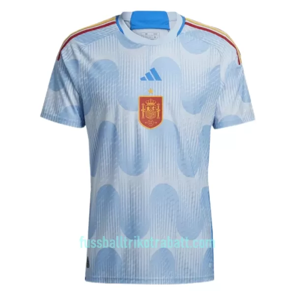 Günstige Spanien Herrentrikot Auswärts WM 2022 Kurzarm