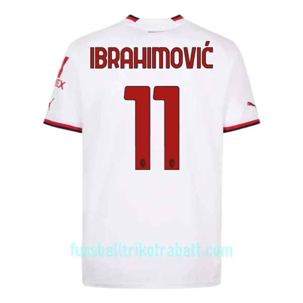 Günstige AC Mailand Ibrahimovic 11 Herrentrikot Auswärts 2022/23 Kurzarm