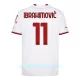 Günstige AC Mailand Ibrahimovic 11 Herrentrikot Auswärts 2022/23 Kurzarm
