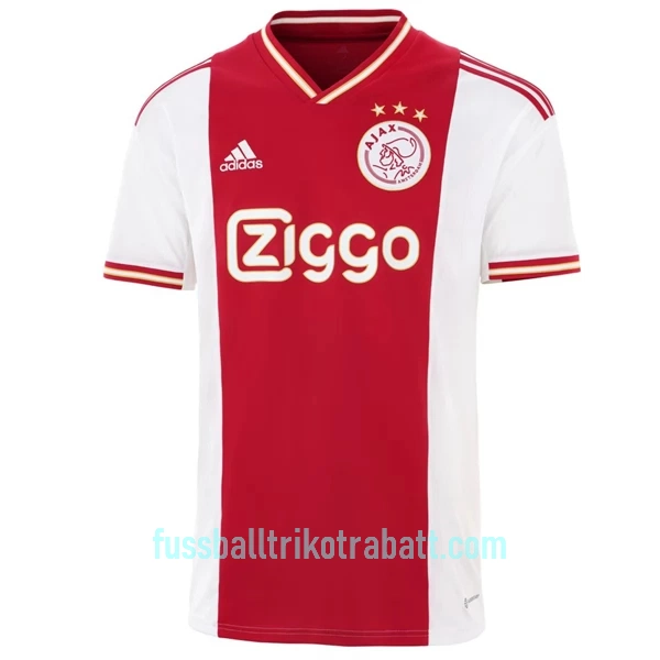 Günstige AFC Ajax Herrentrikot Heim 2022/23 Kurzarm