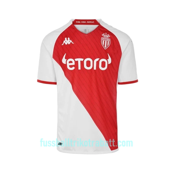 Günstige AS Monaco Herrentrikot Heim 2022/23 Kurzarm