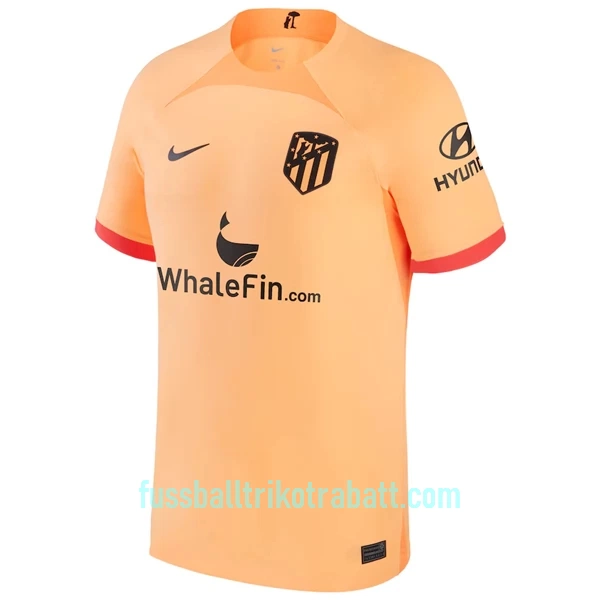 Günstige Atlético Madrid Saul 17 Herrentrikot Ausweich 2022/23 Kurzarm