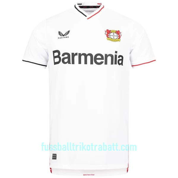 Günstige Bayer 04 Leverkusen Herrentrikot Ausweich 2022/23 Kurzarm