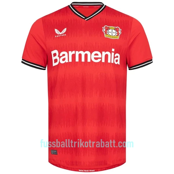 Günstige Bayer 04 Leverkusen Herrentrikot Heim 2022/23 Kurzarm