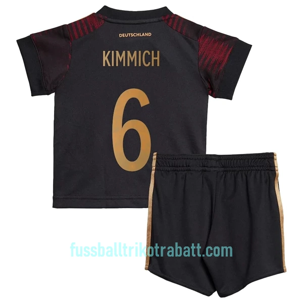 Günstige Deutschland Kimmich 6 Kindertrikot Auswärts WM 2022 Kurzarm