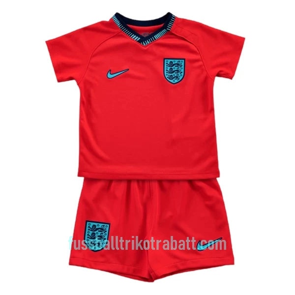 Günstige England Kindertrikot Auswärts WM 2022 Kurzarm