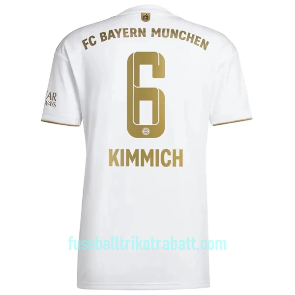 Günstige FC Bayern München Kimmich 6 Herrentrikot Auswärts 2022/23 Kurzarm