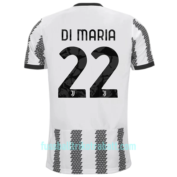 Günstige Juventus Turin Di Maria 22 Herrentrikot Heim 2022/23 Kurzarm