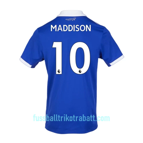 Günstige Leicester City Maddison 10 Herrentrikot Heim 2022/23 Kurzarm