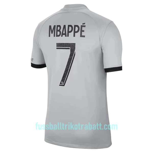 Günstige Paris Saint-Germain Mbappé 7 Herrentrikot Auswärts 2022/23 Kurzarm
