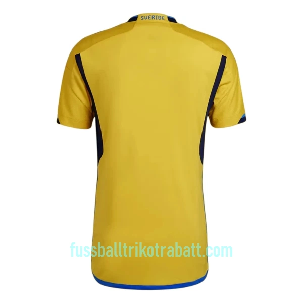 Günstige Schweden Herrentrikot Heim 2022 Kurzarm