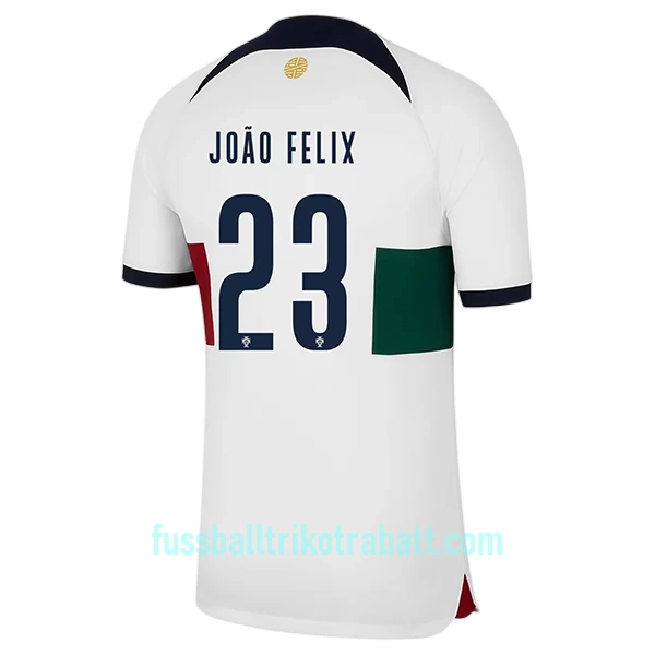 Günstige Portugal Joao Felix 23 Herrentrikot Auswärts WM 2022 Kurzarm