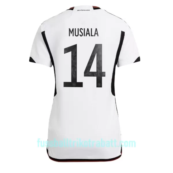 Günstige Deutschland Jamal Musiala 14 Damentrikot Heim WM 2022 Kurzarm