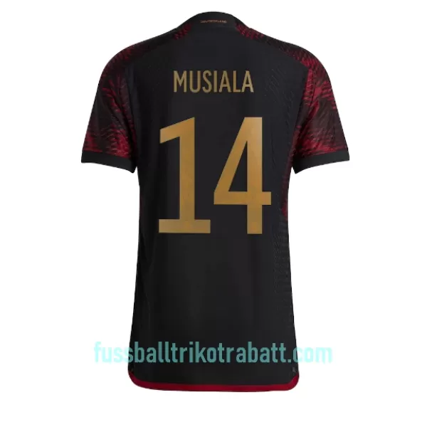 Günstige Deutschland Jamal Musiala 14 Herrentrikot Auswärts WM 2022 Kurzarm