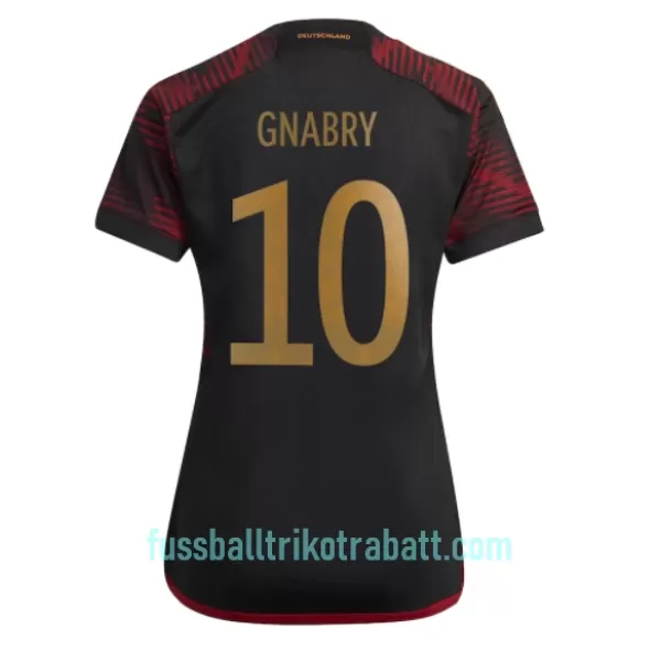 Günstige Deutschland Serge Gnabry 10 Damentrikot Auswärts WM 2022 Kurzarm