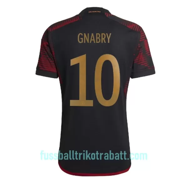 Günstige Deutschland Serge Gnabry 10 Herrentrikot Auswärts WM 2022 Kurzarm